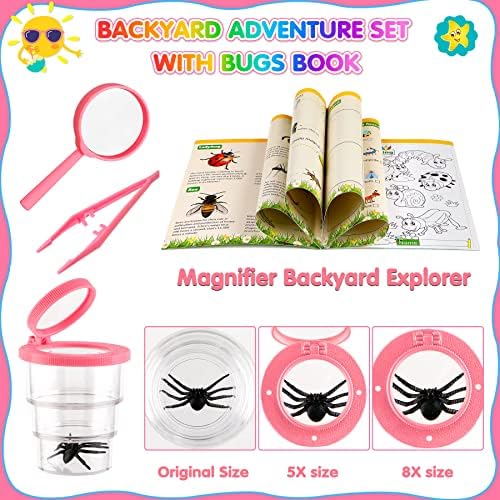 INNOCHEER Kids Nature Explorer Kit with Bugs Book