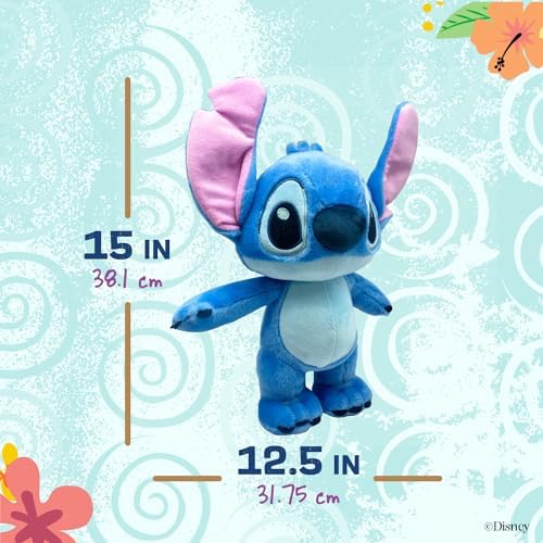 Disney Baby Lilo Stitch Plush Stuffed Animal - Blue Stitch 15 Inches
