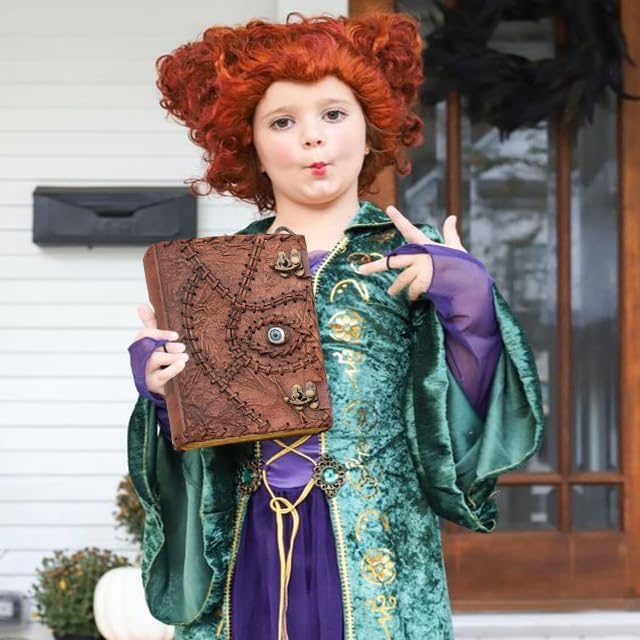 ULCH Hocus Pocus Spell Book with Lock Decor