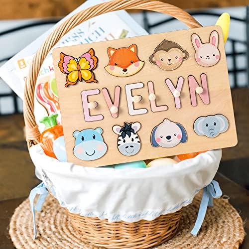 Custom Wooden Name Puzzle for Kids - Montessori Toy