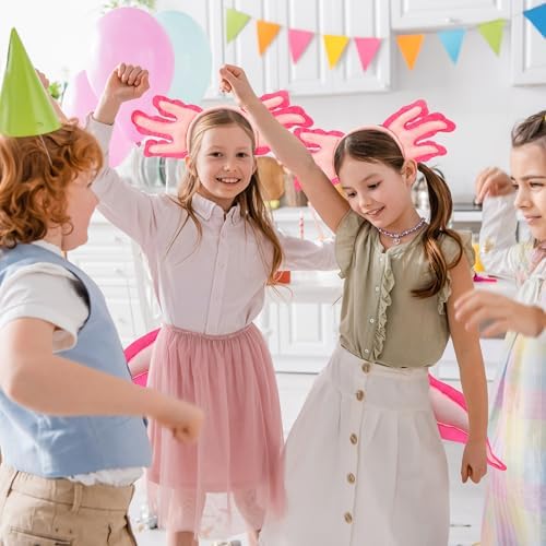 Axolotl Headband and Tail Costume Set for Kids 1
