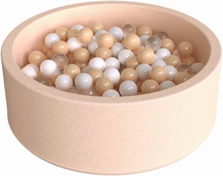 Wonder Space Deluxe Kids Ball Pit - Soft Plush Playpen for Toddlers