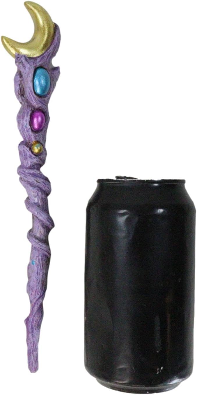 Ebros Magic Wand - Celestial Moon Stone Decor