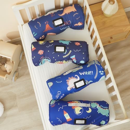 MORAIS Toddler Nap Mat with Pillow and Blanket