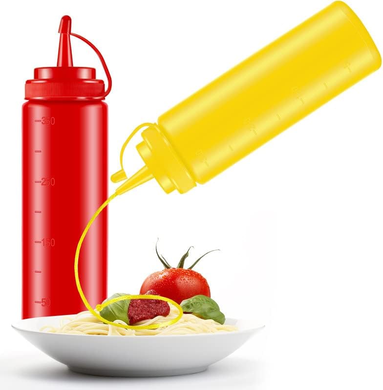 Leyndo 2 Piece Fake Mustard and Ketchup Bottle Prank