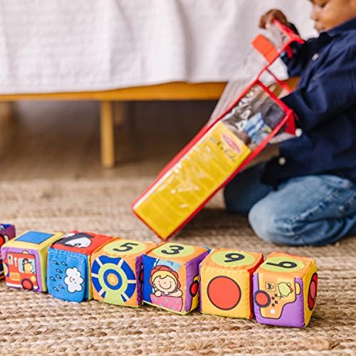 Melissa Doug Ks Kids Match and Build Soft Blocks Set