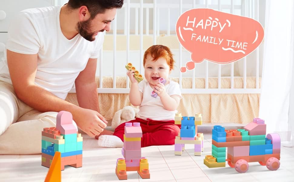 Chenxuanbro STEM Soft Building Block Set for Kids