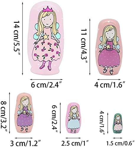 Zoymiu Natural Wood Nesting Dolls - Safe Handmade Decor
