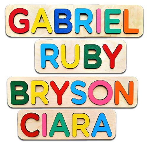 Personalized Wooden Name Puzzle for Kids 1
