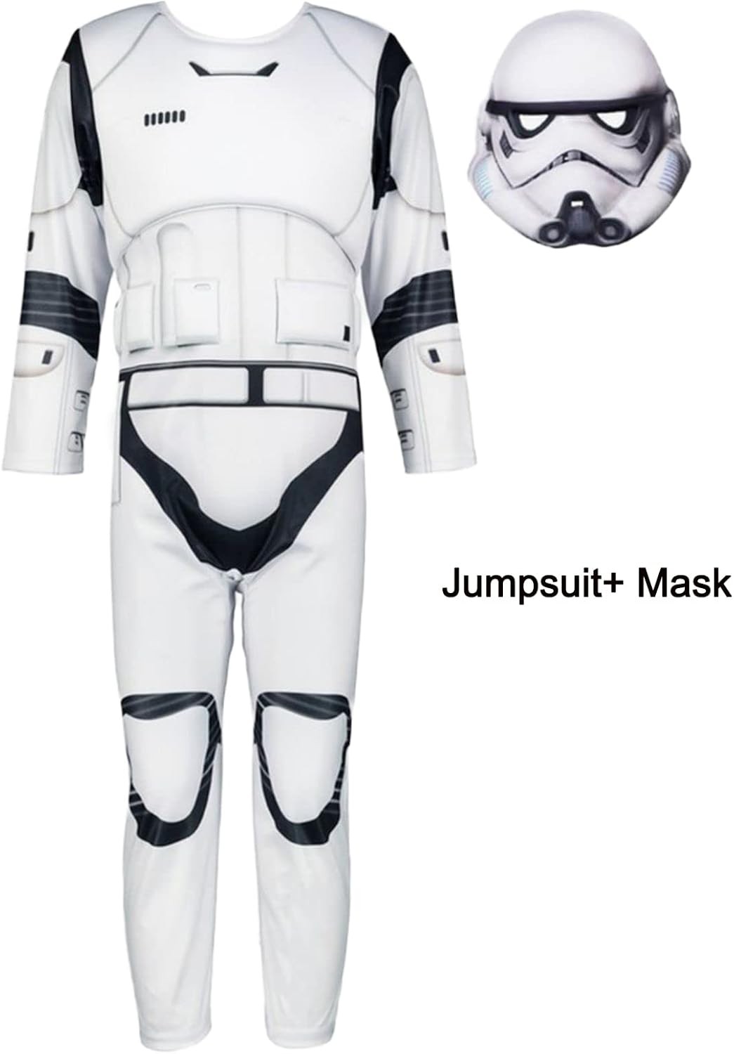 Storm Trooper Kids Costume Jumpsuit Helmet Set