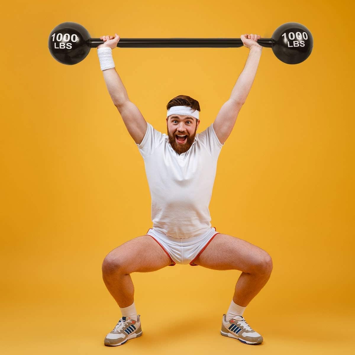 LIYDE Giant Inflatable Dumbbell - Party Decor Costume Prop