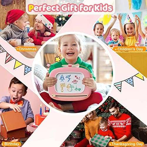 Kikidex Magnetic Drawing Board for Toddlers 1-3 Years Old
