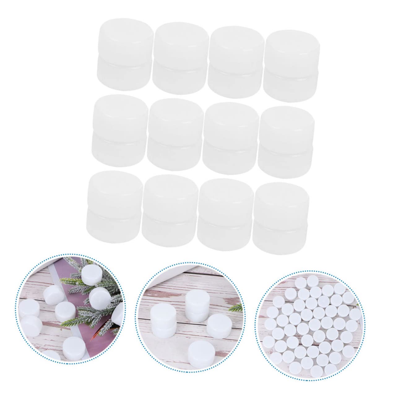 50Pcs Plastic Rattle Noise Maker Boxes for Toys DIY