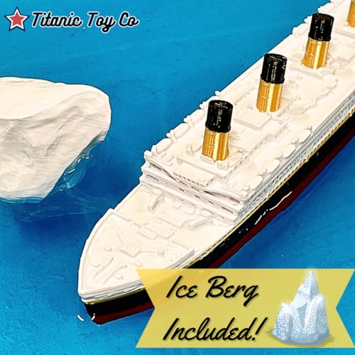 Titanic Bath Boat Toy - 8 Inch Historically Accurate Replica