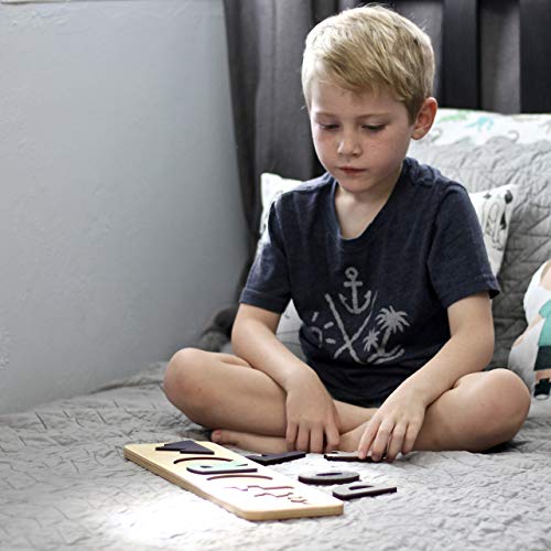 Personalized Wooden Name Puzzle for Kids USA Made