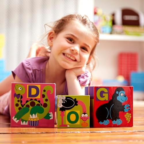 Melissa Doug Alphabet Stacking Blocks Set