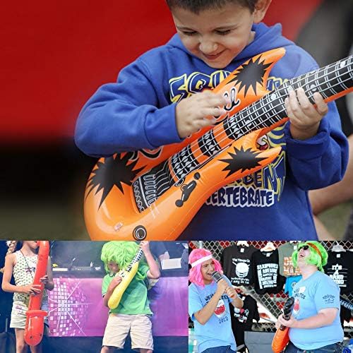 WedFeir 7 Pack Inflatable Rock Star Toys Set