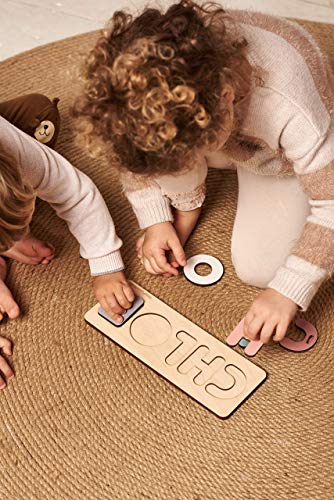 Pabawa Wooden Toddler Puzzle with Name
