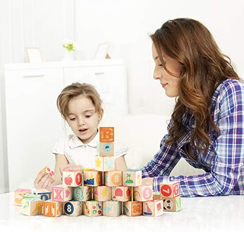 Joqutoys ABC Stacking Blocks for Toddlers 26 PCS