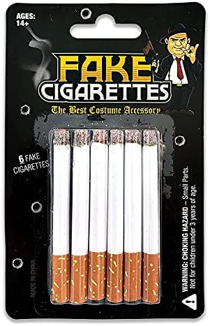 Laughing Smith Fake Cigarettes Pack of 6 Realistic Props