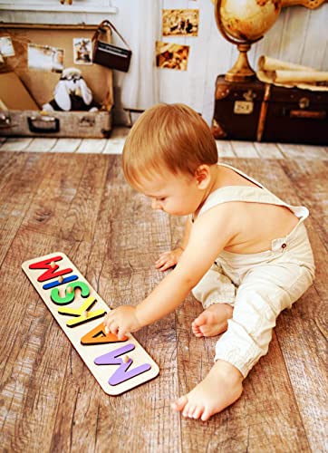 Personalized Wooden Name Puzzle for Kids 1