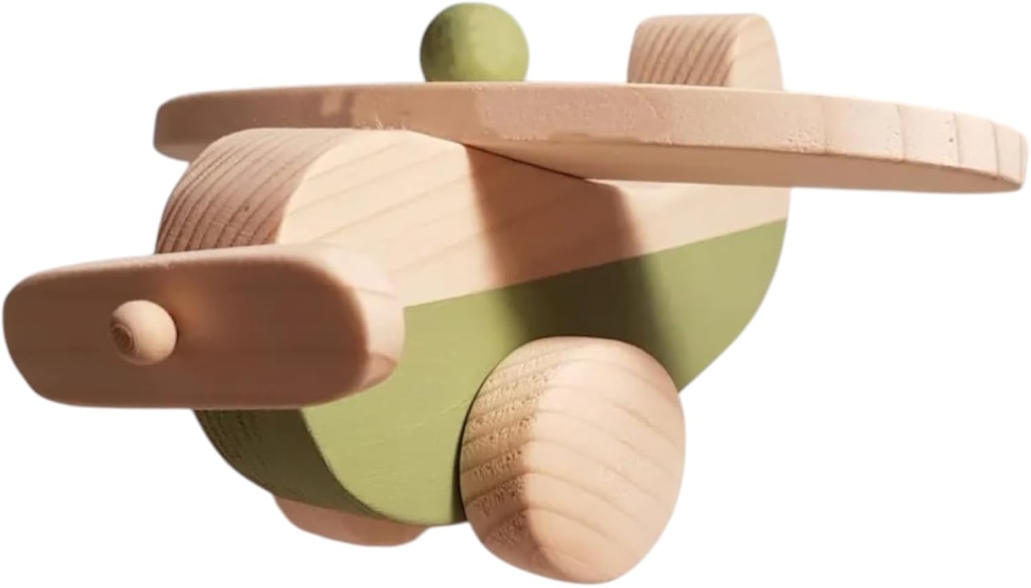 Wooden Airplane Toy for Toddlers Handmade and Safe 1