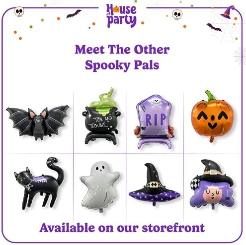 HOUSE OF PARTY 40 Inch Halloween Bat Foil Balloons Set