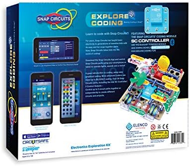 Snap Circuits Explore Coding STEM Building Toy for Kids