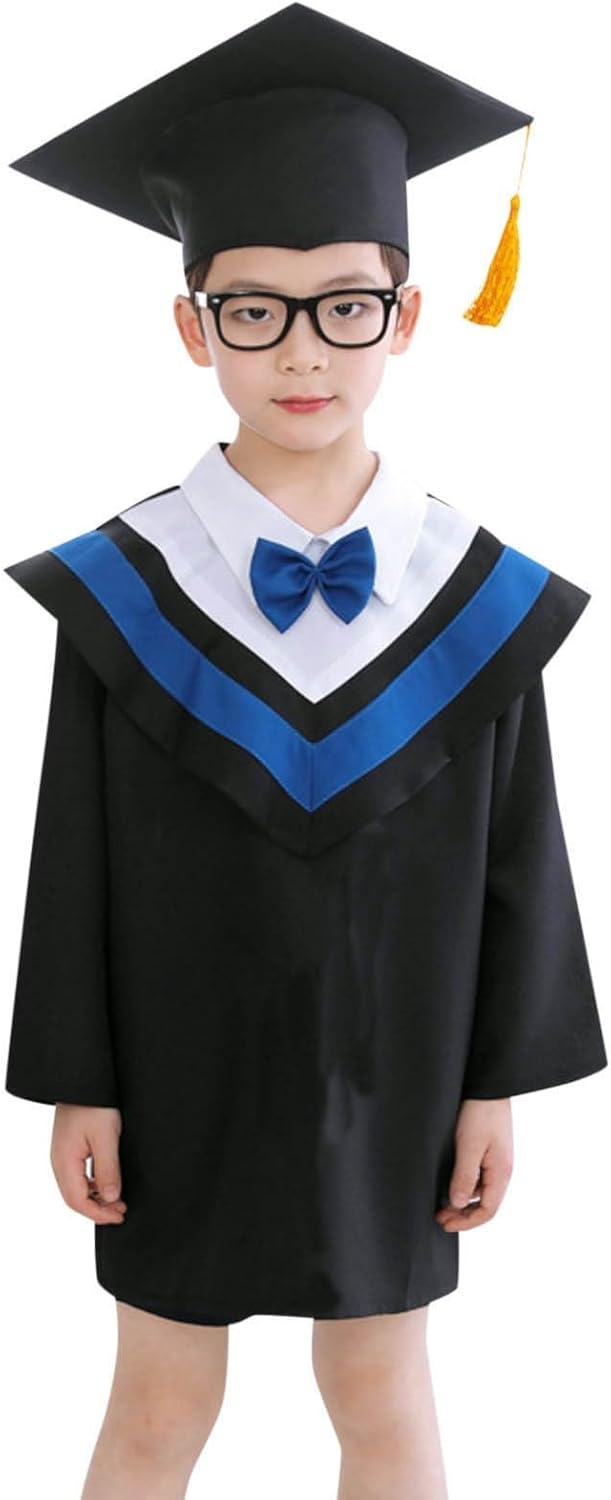 Toddler 2025 Cap and Gown Graduation Set for Kids