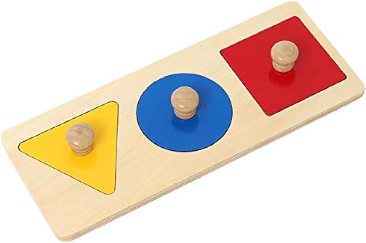 Adena Montessori Jumbo Knob Shape Puzzle for Toddlers 1-3