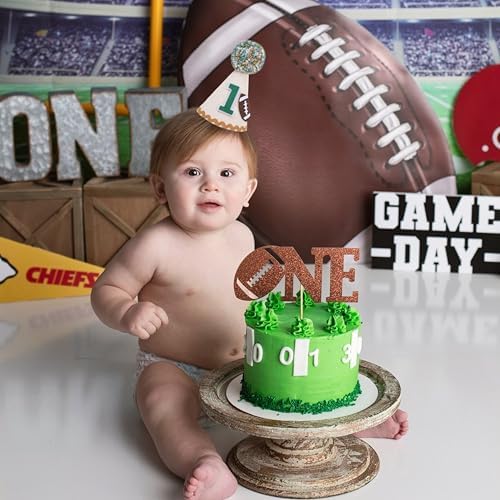 1st Birthday Football Party Hat for Boys