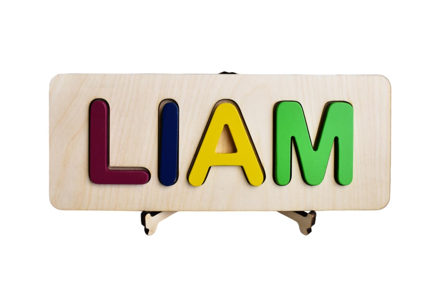 Personalized Wooden Name Puzzle for Toddlers