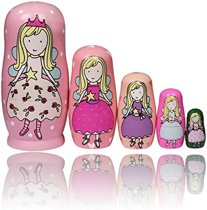 Zoymiu Natural Wood Nesting Dolls - Safe Handmade Decor