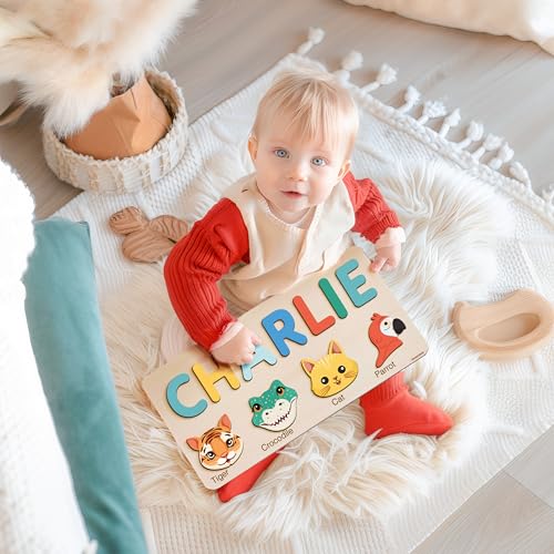 Nevandora Baby Personalized Name Puzzle Toy