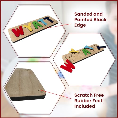 Birds Wood Shack Personalized Wooden Name Puzzle for Kids