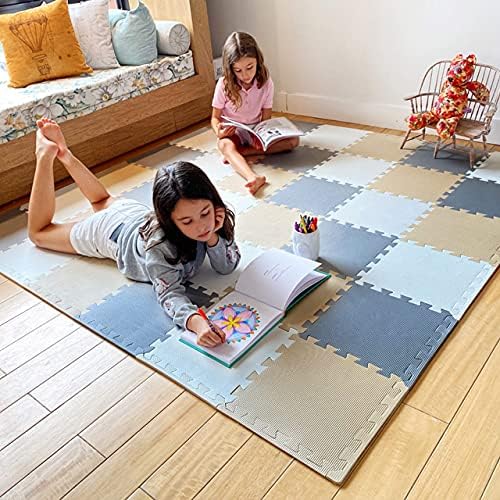 MioTetto Foam Floor Tiles for Kids - Safe Comfortable Play Mat