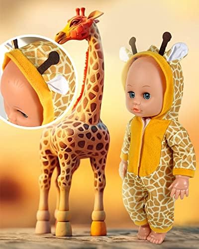 12 Inch Baby Doll Clothes 6 Sets Animal Themed