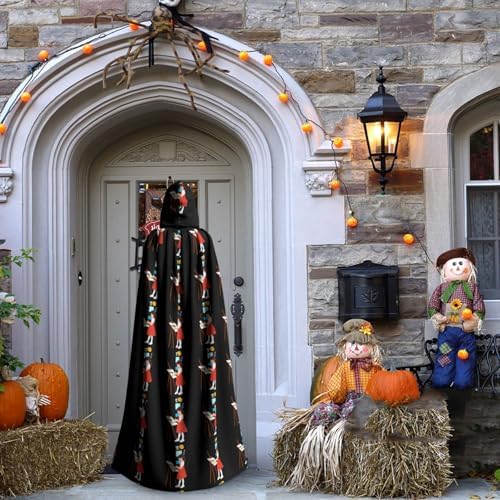 Little Girl Drawing Seriously Hooded Cloak Halloween Costume
