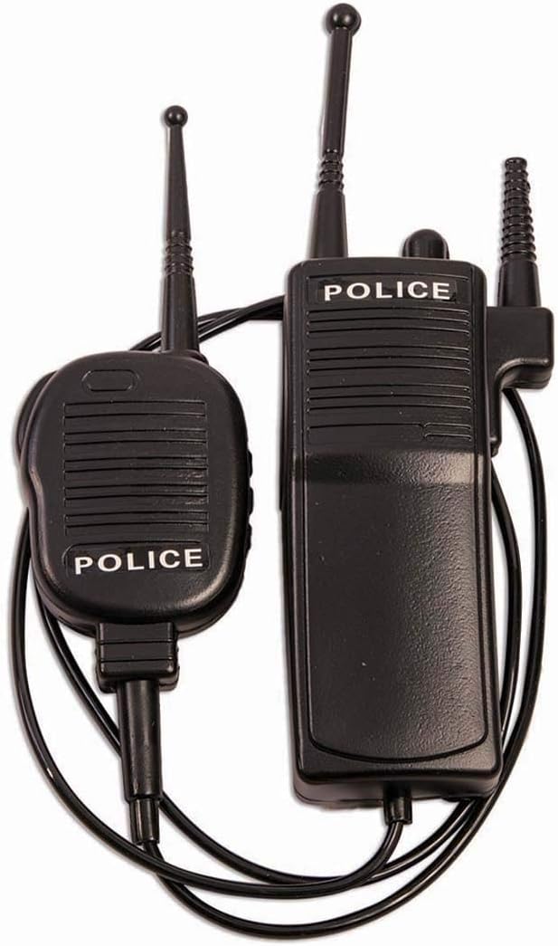 Forum Novelties Police Walkie Talkie Set Black Standard