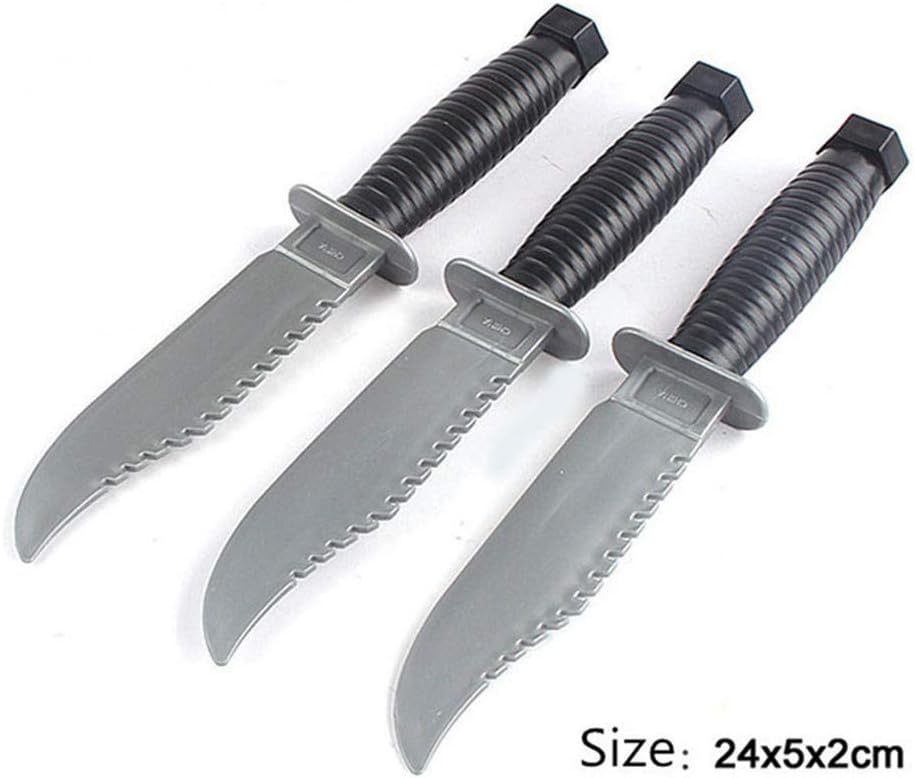 Wendy Mall 3pcs Plastic Knife Toy Training Swords Halloween Costume Party Props