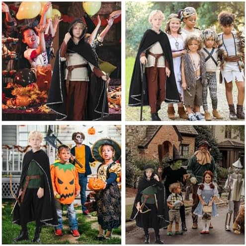 Ezuwail Boys Medieval Viking Costume Set for Halloween and Role Play