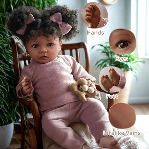 BABESIDE Lifelike 20 Inch Reborn Baby Doll Daisy