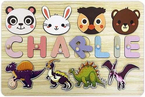 Personalized Kids Name Puzzle for Toddlers 24 Months