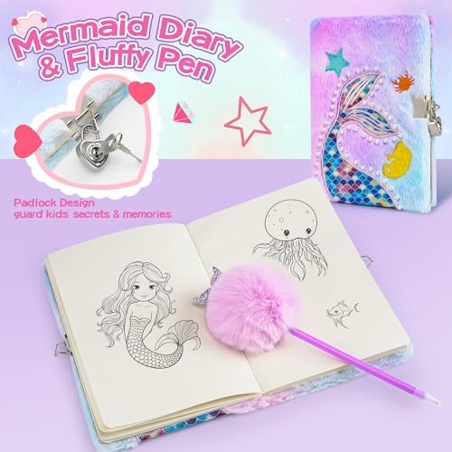 Cherry Tale Mermaid Gift Set for Girls 4-10