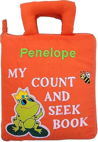 Personalized Count Seek Quiet Book for Toddlers