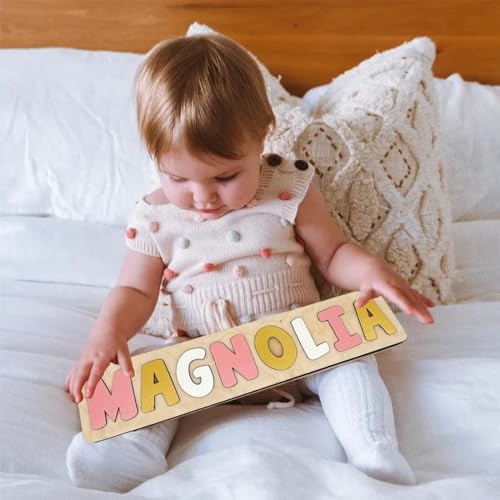 Birds Wood Shack Personalized Wooden Name Puzzle for Kids