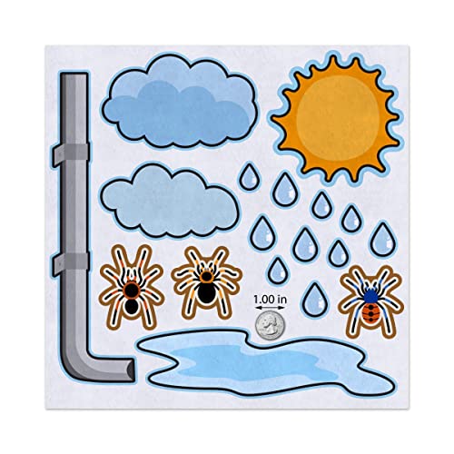 Itsy Bitsy Spider Felt Play Art Set Flannel Board