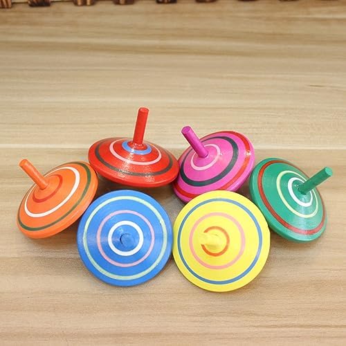 GoodPlay Gyroscope 3 Pcs Set Wooden Spinning Tops