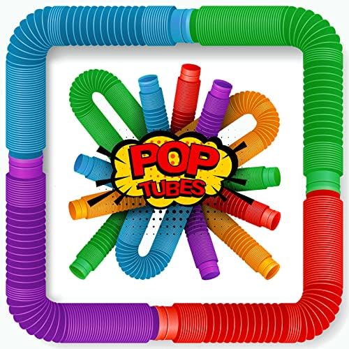 Civaner 100 Piece Fidget Tube Sensory Toy Pack