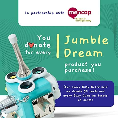 Jumble Dream Busy Cube Sensory Toy for Toddlers